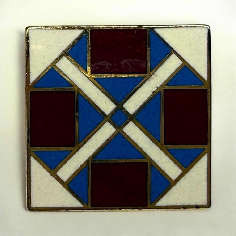 Vintage Geometric Enamel Pin